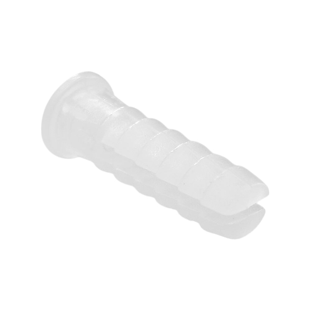 White plastic wolfpack anchor 5 mm (25 units)