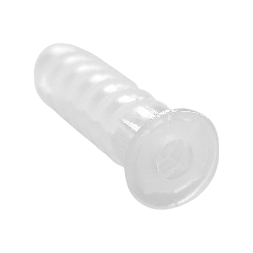 White plastic wall plug wolfpack 9 mm (25 units)