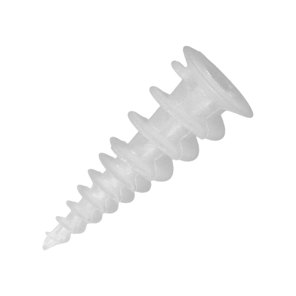 Self-drilling plasterboard nylon anchor 15x37 mm 100 units.