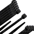 Brida nailon 100%. Color negro 7,8 x 540 mm bolsa 100 unidades. Abrazadera plástico, organizador cables, alta resistencia