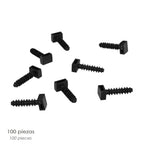 Taco fijación brida nailon negro 8 mm (bolsa 100 unidades)