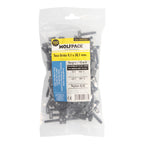 Taco fijación brida nailon negro 8 mm (bolsa 100 unidades)