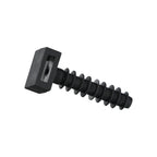 Taco fijación brida nailon negro 8 mm (bolsa 100 unidades)