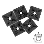 Base adhesiva para bridas 19x19 mm negra bolsa 100 unidades