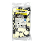 Base adesiva para abraçadeiras 28x28 mm preta saco 100 unidades