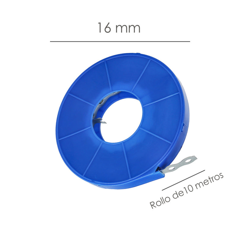 Cinta perforada 16 mm (rollo10 metros)