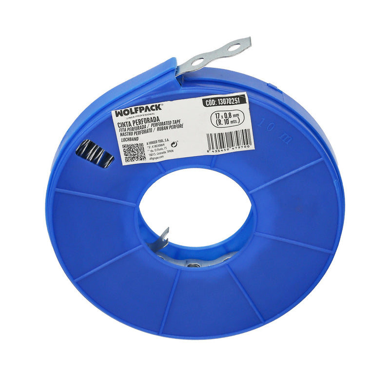 Cinta perforada 16 mm (rollo10 metros)