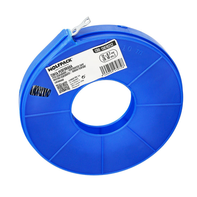 Cinta perforada 12 mm (rollo10 metros)