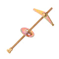 Taco metal vuelco auto tornillo 14-m4x95 mm (caja de 50 piezas)