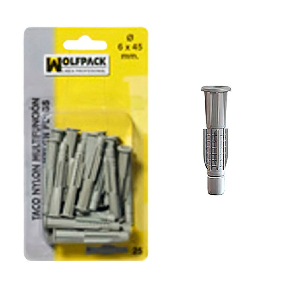 Taco multi-acción mu  8x50 mm (20 piezas)