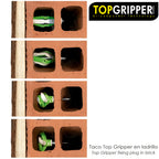 Cubo tacos topgripper bimaterial con tornillos ø 6 mm 250 piezas taco anclaje universal, taco hormigón, taco pladur