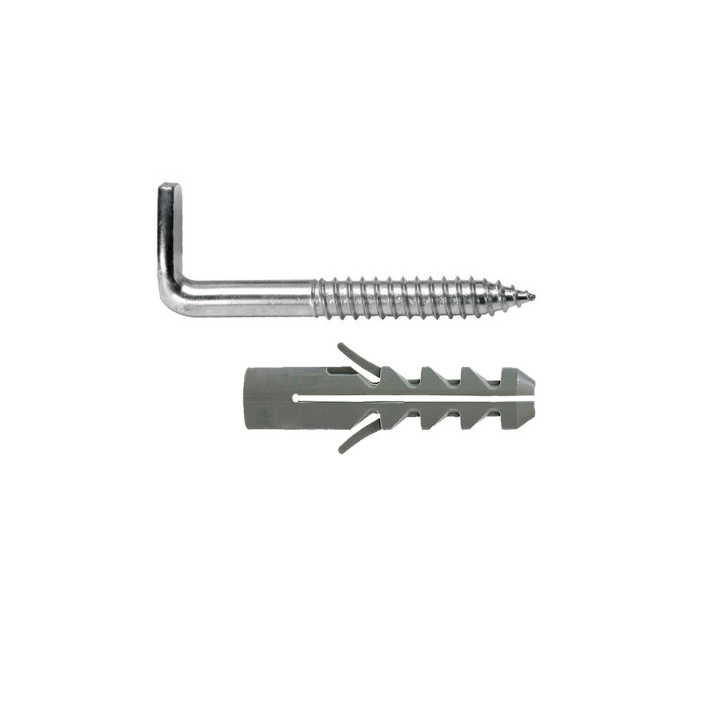 Sanitary kit: coach screw with expansion plug, ø 10 x 50 mm, for water heaters / thermoses