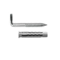 Sanitary fixing kit - wall plug and screw hook ø 14 x 70 mm for water heaters / boilers