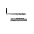 Sanitary fixing kit - wall plug and screw hook ø 14 x 70 mm for water heaters / boilers