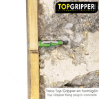 Blíster tacos topgripper bimaterial con tornillos ø 6 mm 30 piezas taco anclaje universal, taco hormigón, taco pladur