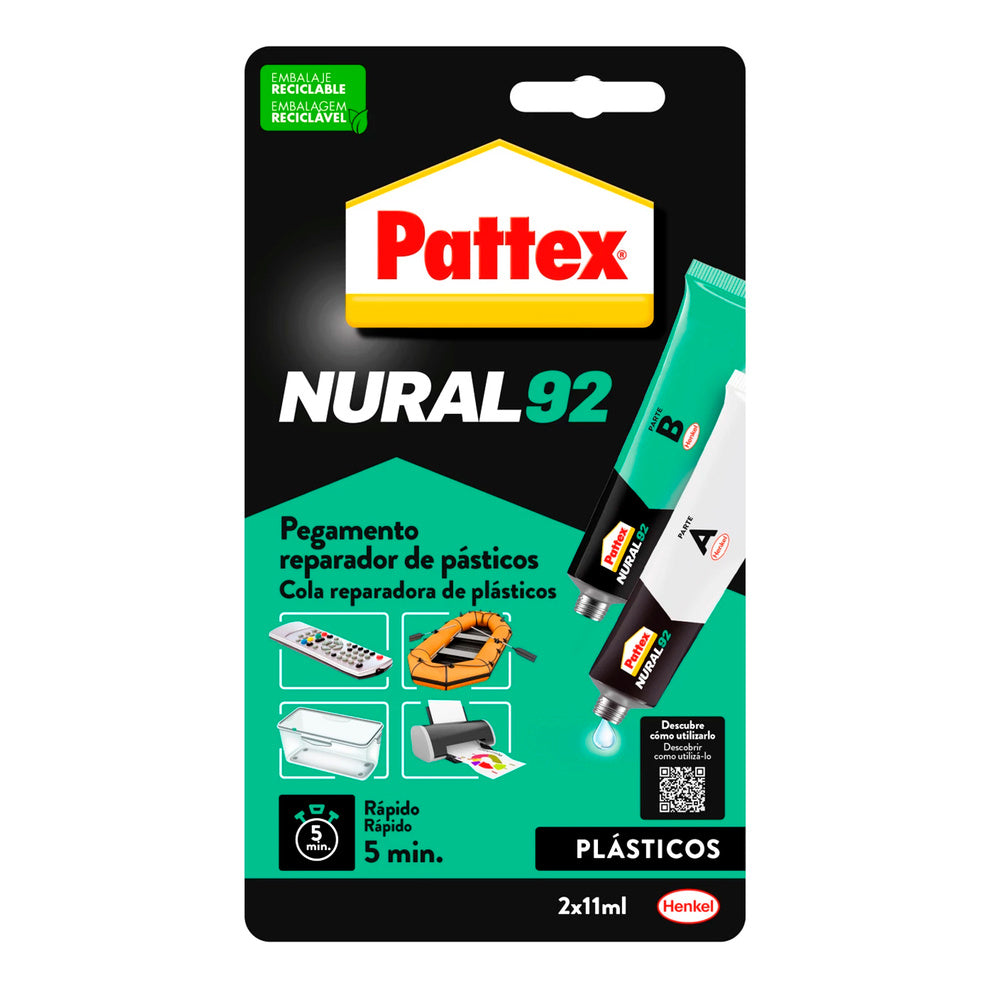 Nural- 92 transparente 22 ml (2 tubos 11+11 ml)