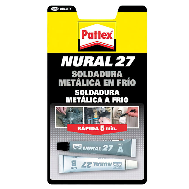 Nural- 27 Aluminio Gris 22 ml (2 Tubos 11+11 ml)