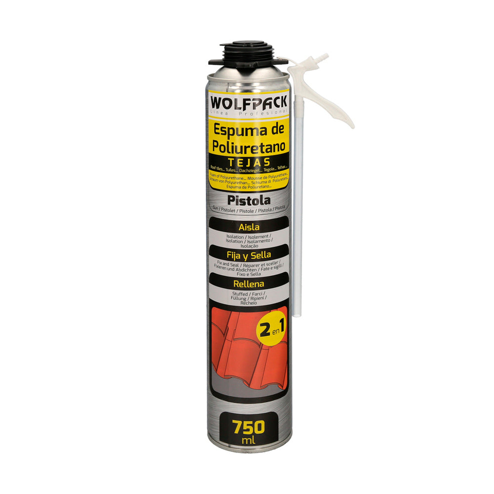 Espuma poliuretano  750 ml. Tejas para pistola