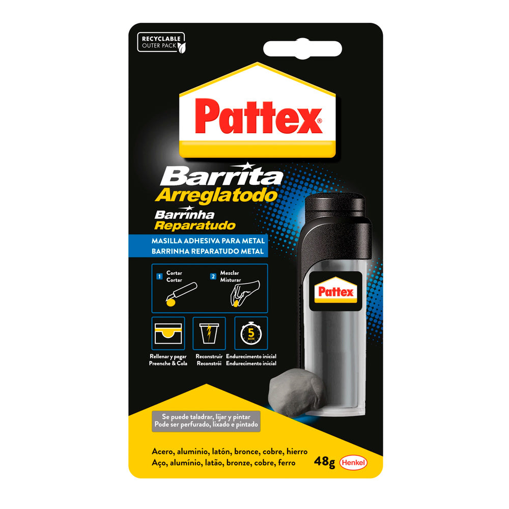 Nural- barrita arreglatodo 48 gramos metales
