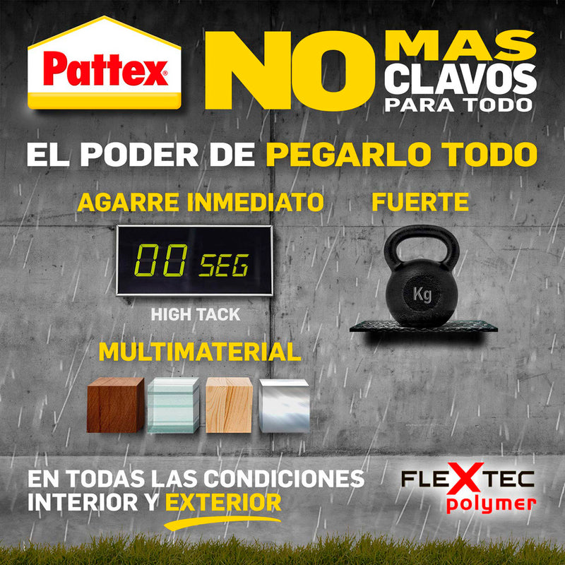 Nural pattex no mas clavos para todo (tubo 142gr)