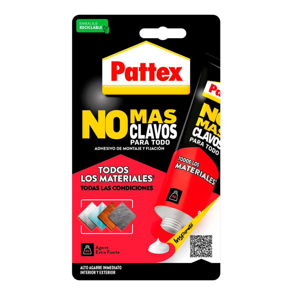 Nural pattex no mas clavos para todo (tubo 142gr)
