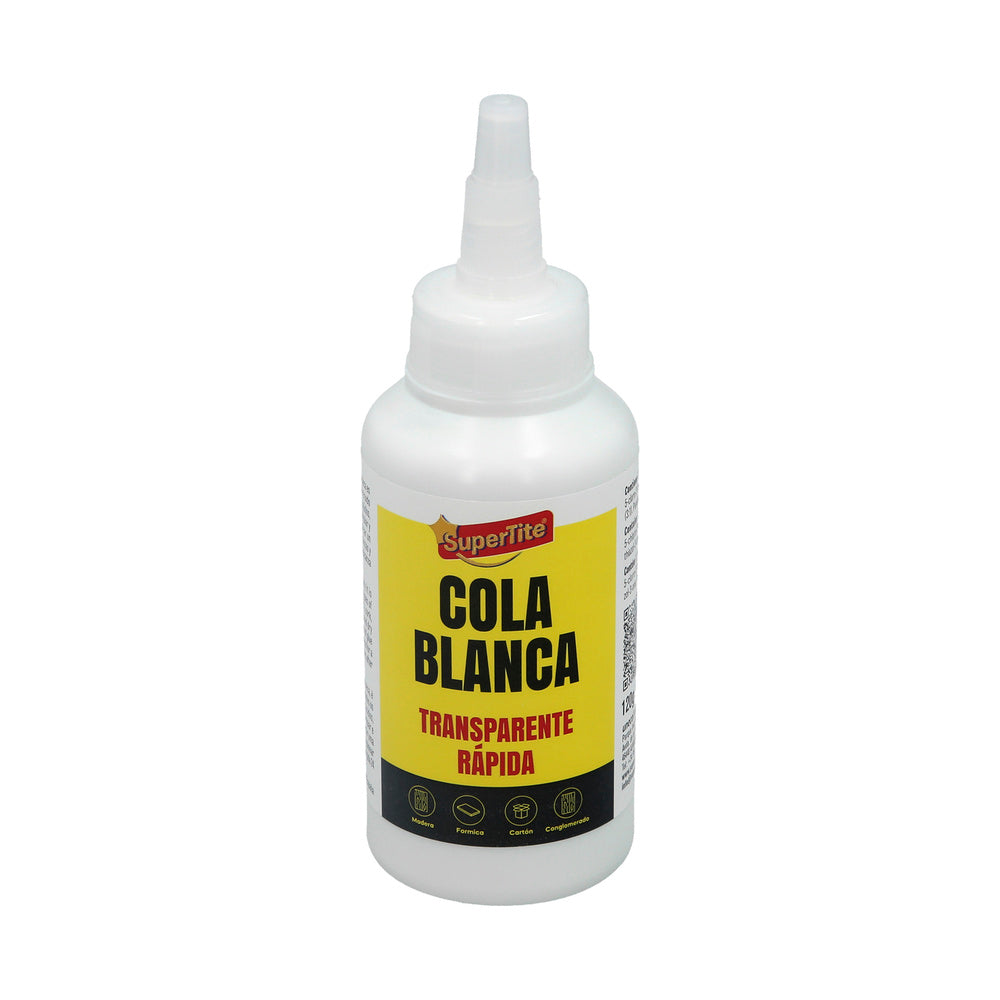 Clear white glue bottle 120 g
