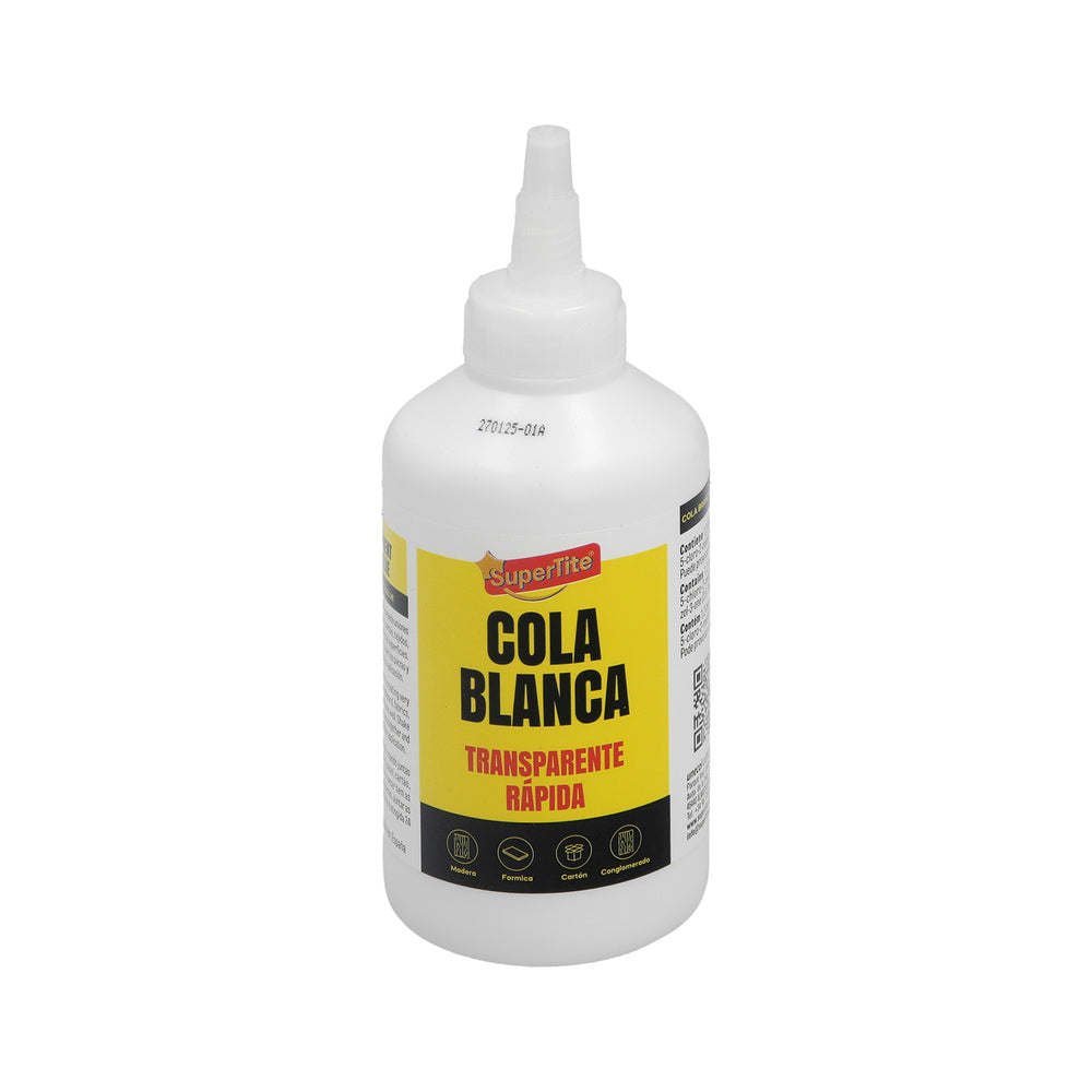 Clear white glue bottle 250 g