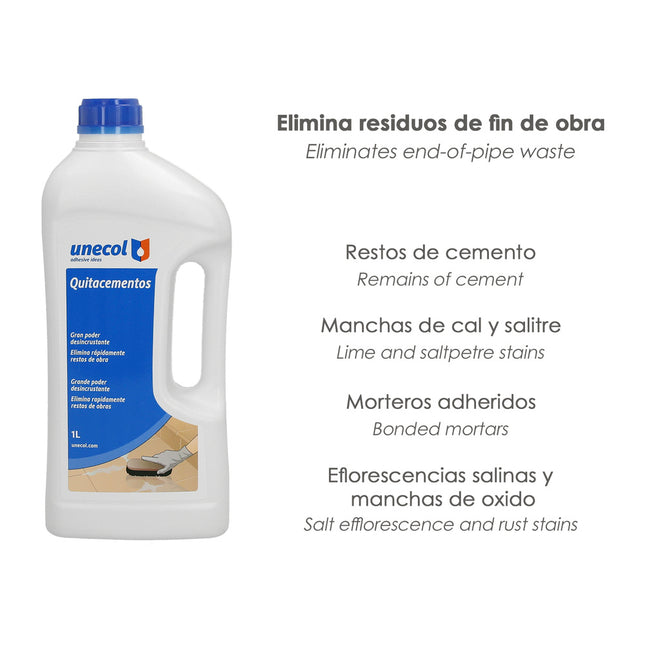 Quitacementos botella 1 litro