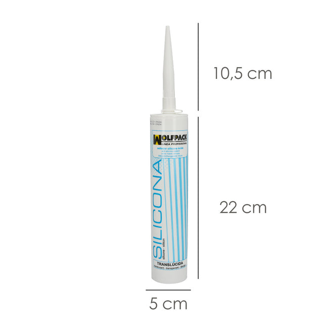 Silicona ácida transparente 280 cm³