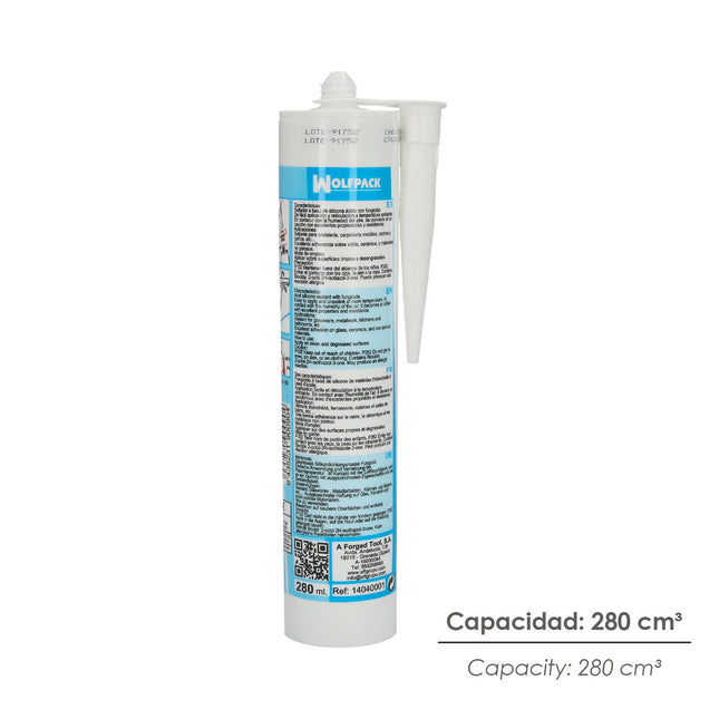 Silicona ácida transparente 280 cm³