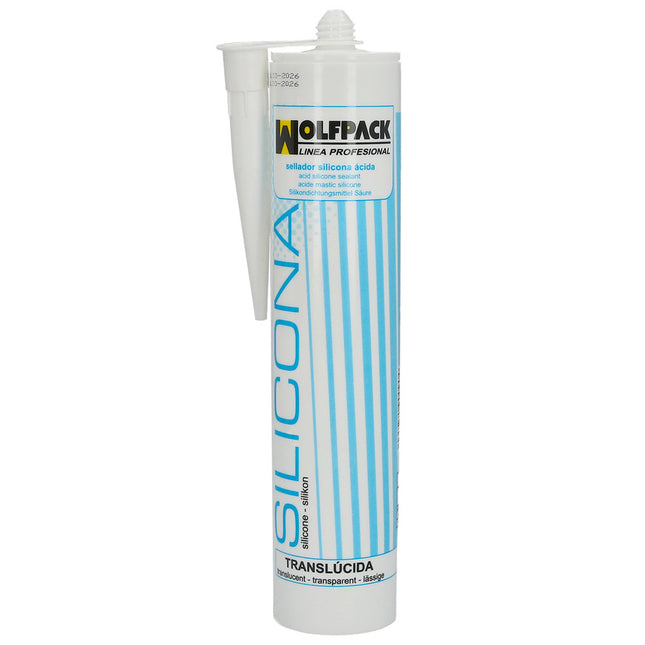 Silicona ácida transparente 280 cm³