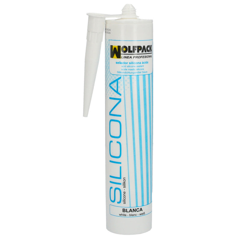 Silicona ácida blanca 280 cm³