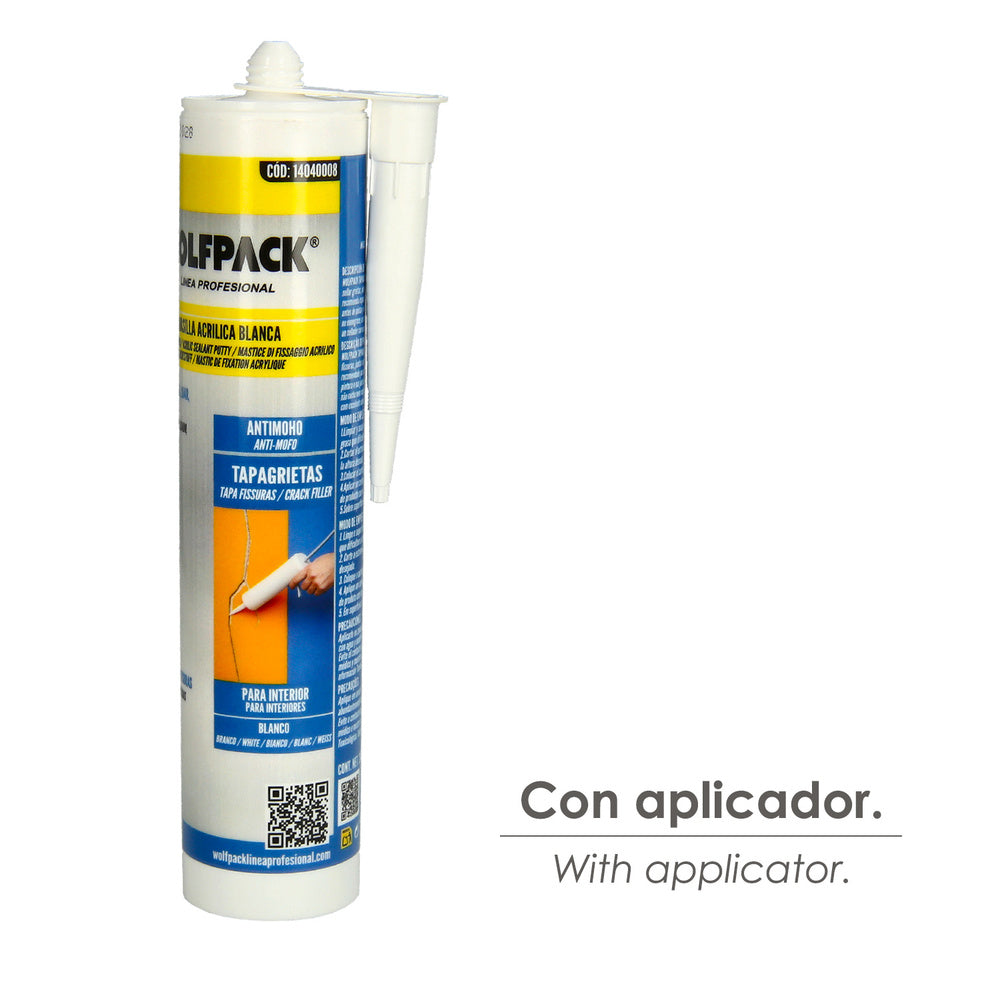 White acrylic sealant 280 cm³.