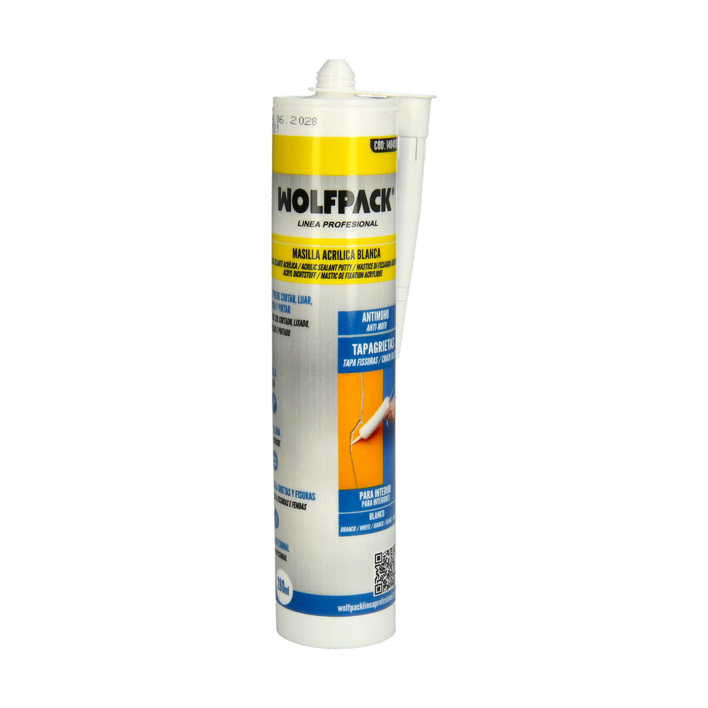 White acrylic sealant 280 cm³.