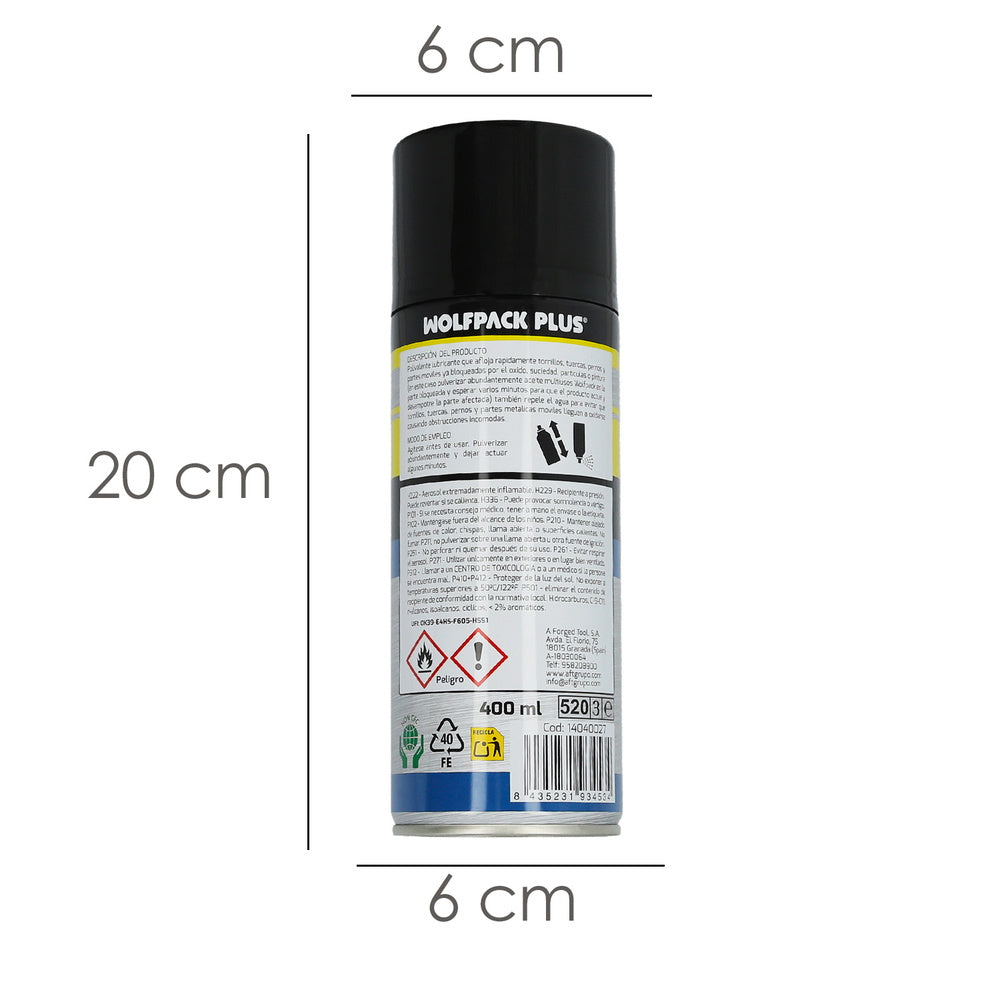 Espray aceite lubricante multiuso 400 ml