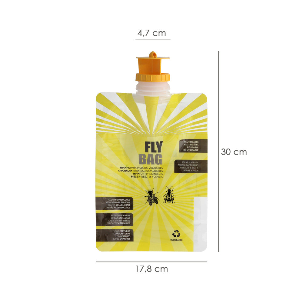 Reusable Outdoor Fly Trap (5-Pack).