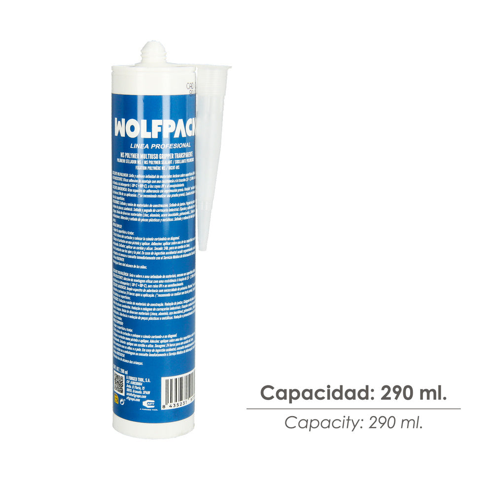 Ms polymer multiuso gripper transparente