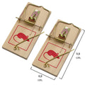 Trampas ratones madera 9.8 x 4.8 cm (2 unidades)