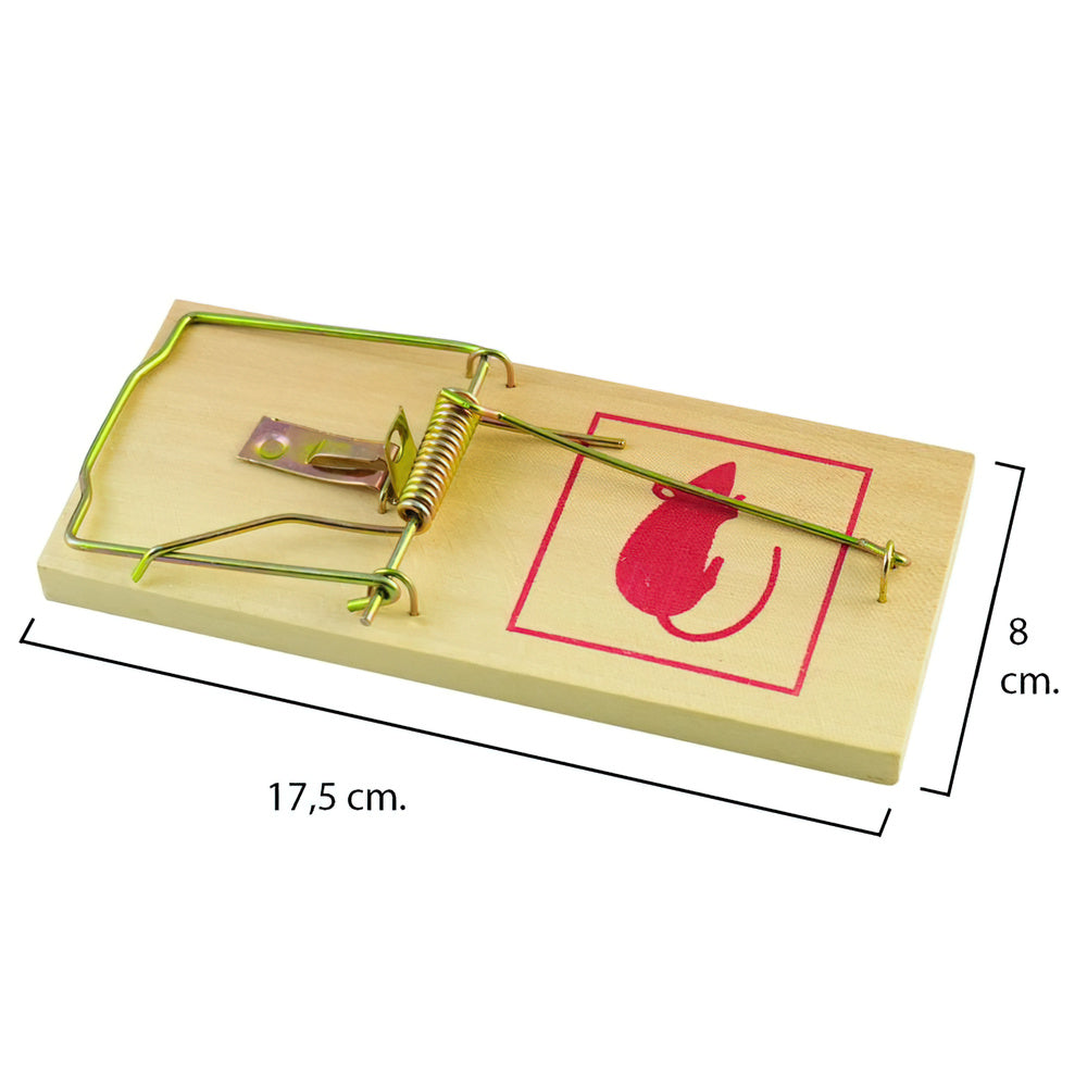 Wooden rat trap 17.5 x 8 cm