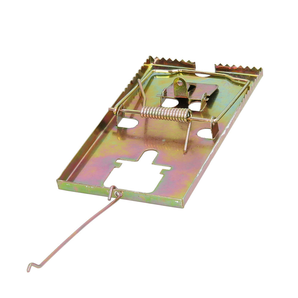 Trampa ratas metálica galvanizada 16 x 8.8 cm.