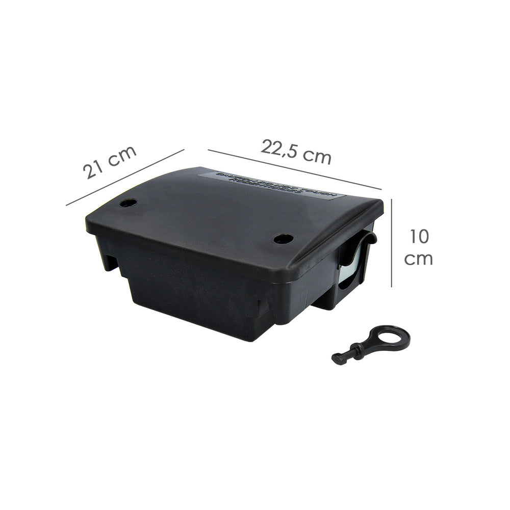 Caja protege cebos para trampas