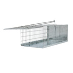 Trampa ratas jaula metal completa 30 x 17 x 11 cm.