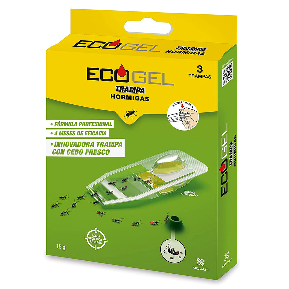 Ecogel ant trap ants 15 grams (box of 3 units)