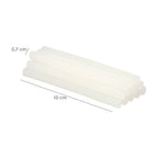 Hot glue sticks ø 7.2 mm blister pack 12 units. Silicone sticks, hot melt glue gun, silicone gun