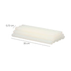 Hot glue sticks ø 7.2 mm, 500 gram bag. Silicone sticks, hot melt glue gun, gun silicone