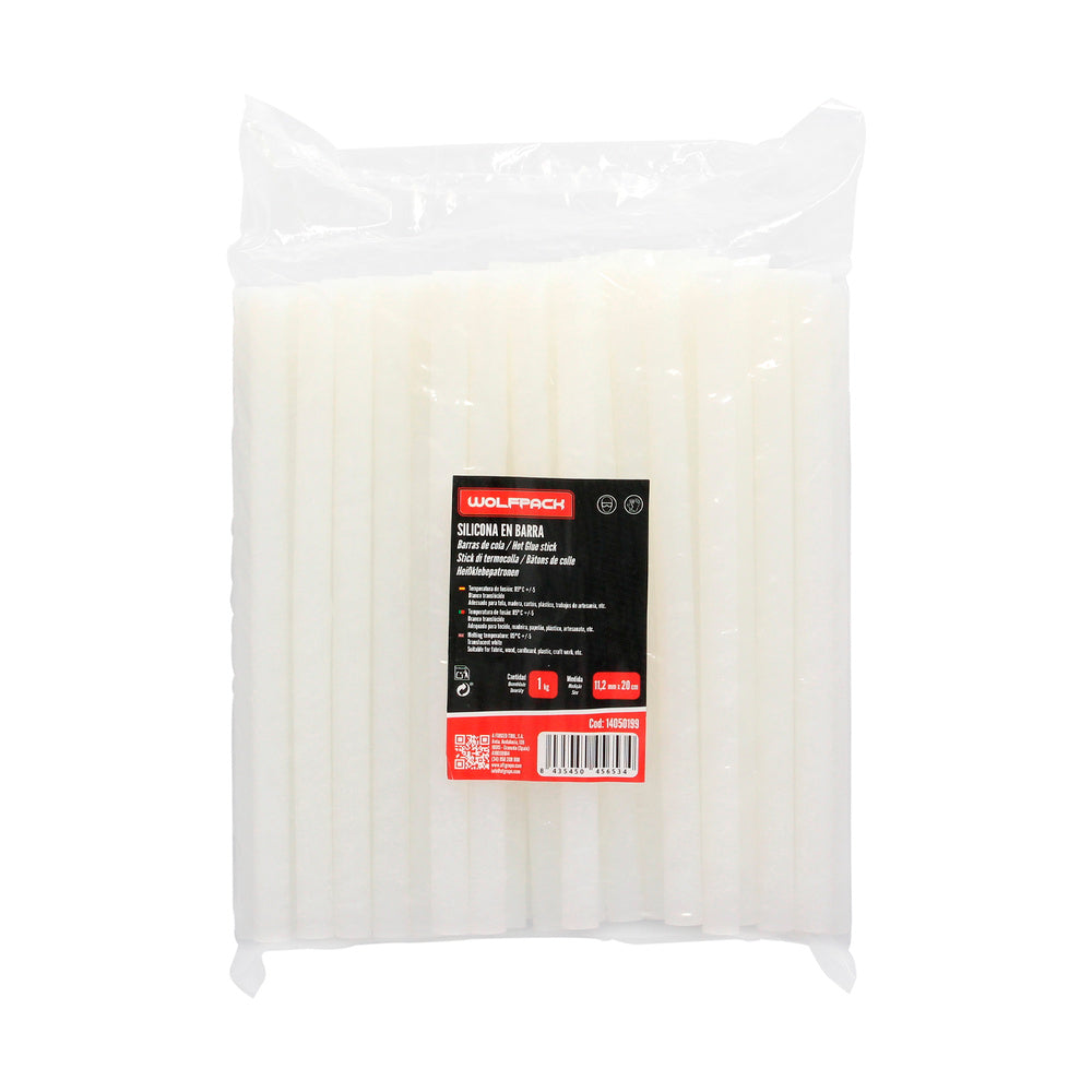 Barras de cola quente ø 11,2 mm saco de 1 kg. Barras de silicone, cola para pistola termofusível, silicone para pistola
