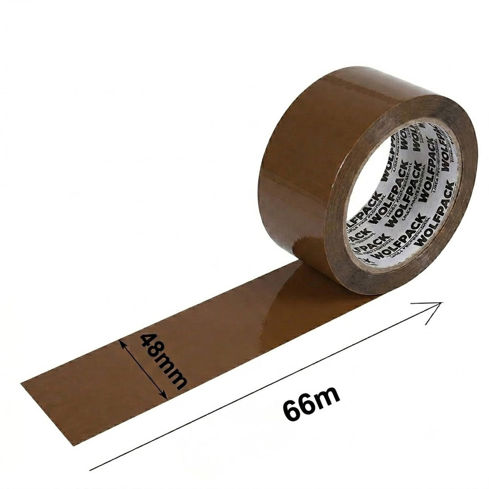 Cinta embalar marrón 48 mm x 66 m.