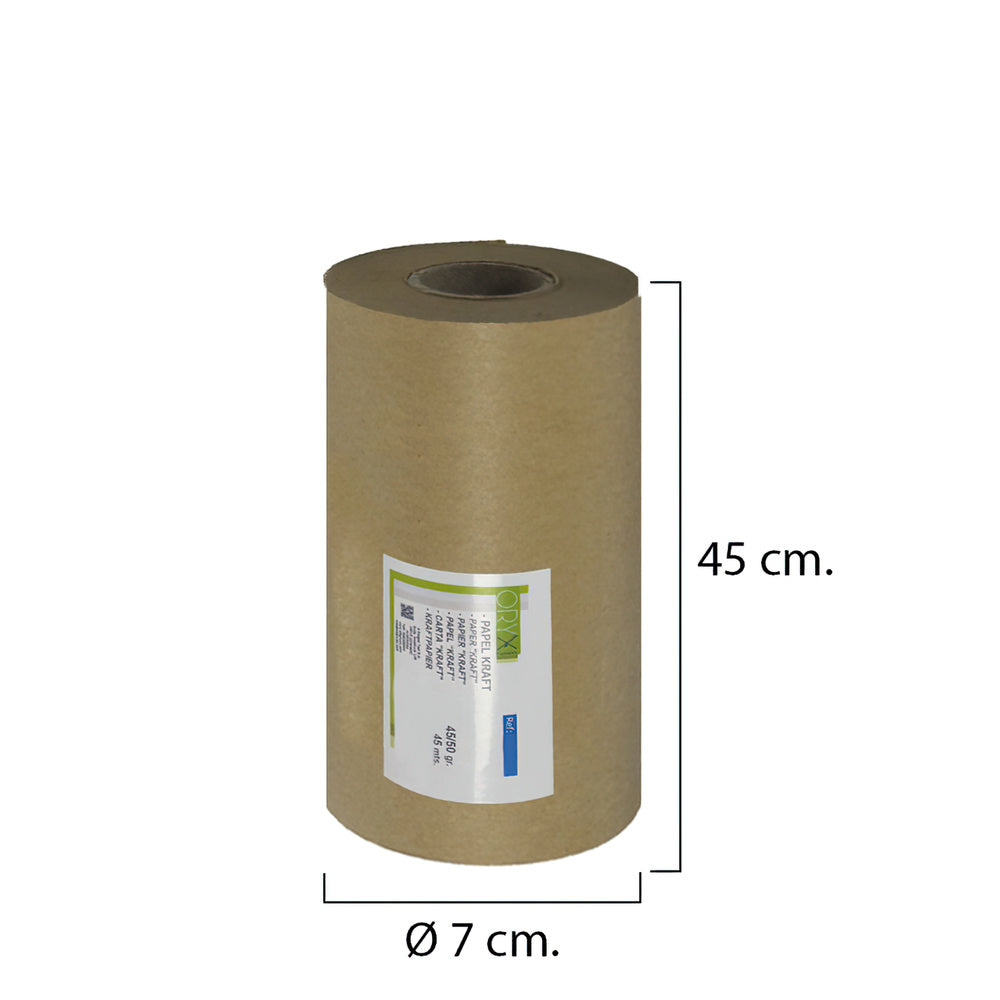 Kraft paper 45 / 50 gsm roll 45 cm x 45 meters