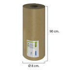 Papel kraft 45 / 50 gramos rollo 90 cm x 45 metros