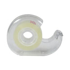 Clear adhesive tape 18 mm x 33 m with dispenser.